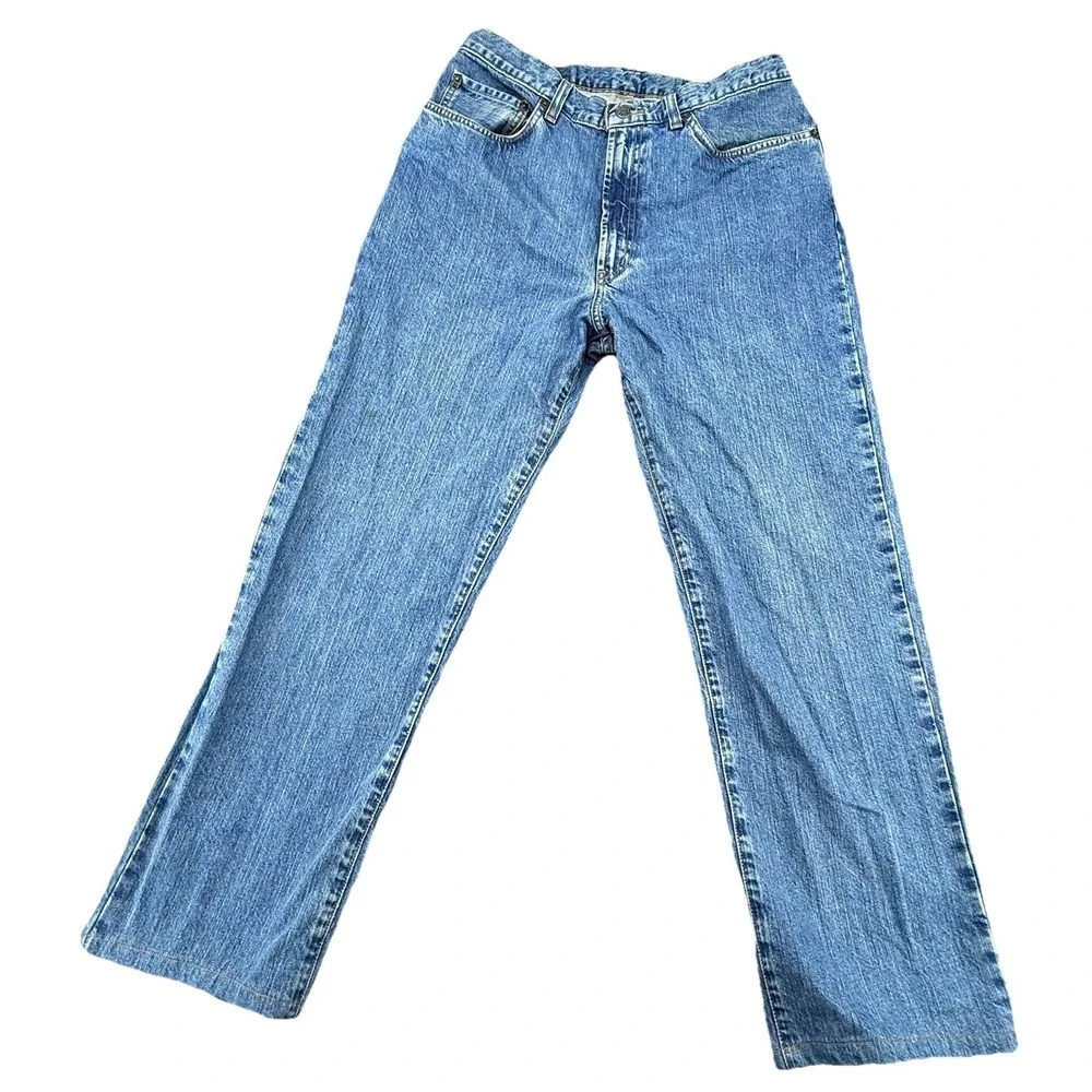 Vintage  Polo Ralph Lauren‎ Jeans Men's 36x32 Dark Wash Straight Leg Denim Y2K